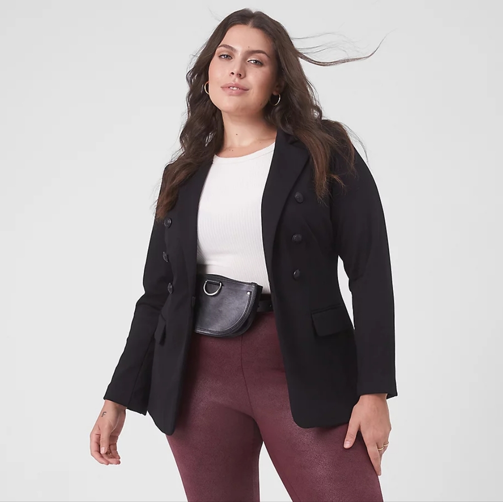 Lane Bryant "The Bryant Blazer" Plus Size Black Blazer size 20